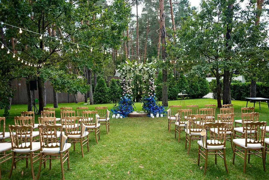 Having the Ceremony in a Garden