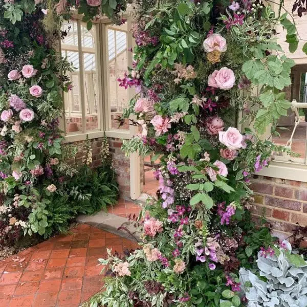 Greenhouse Outdoor Weddings Floral Arches greenhouse outdoor wedding decor