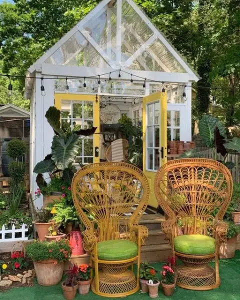 Greenhouse Wedding Decor greenhouse outdoor wedding decor