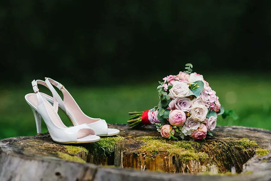 forest wedding heels