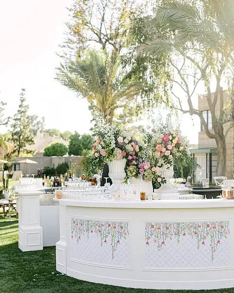 Vibrant And Custom: A Destination Spring Wedding At Arizona Biltmore Resort spring outdoor wedding decor