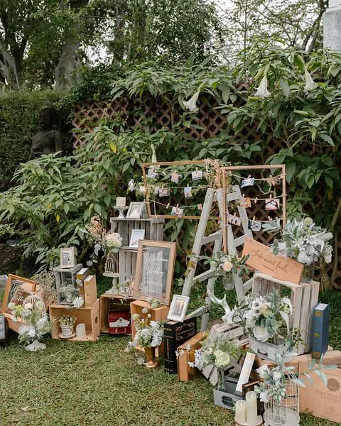 Scenic Floral And Rustic - A Dreamy Outdoor Summer Wedding Decor summer outdoor wedding decor