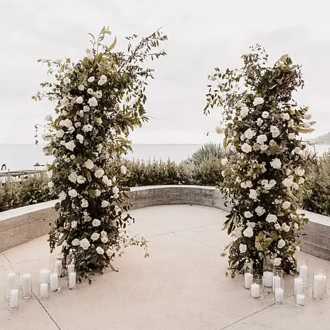 Luxurious & Inspiring: White Outdoor Wedding Decor In Cabo white outdoor wedding decor