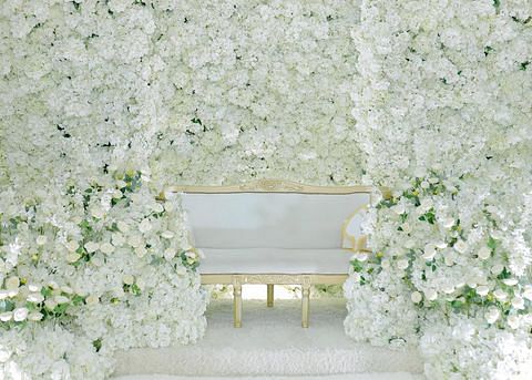 Elegant Minimalistic White Outdoor Wedding Decor white outdoor wedding decor