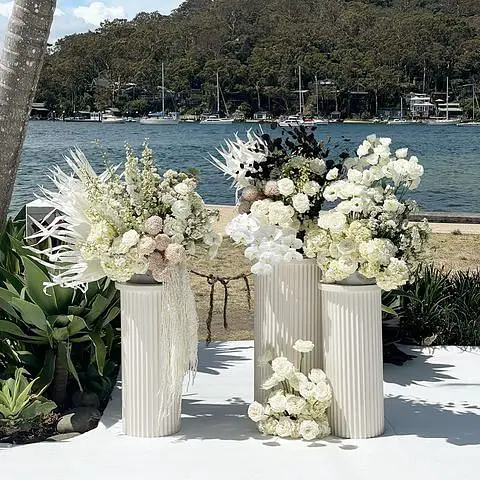 Whimsical And Ethereal White Outdoor Wedding Decor white outdoor wedding decor