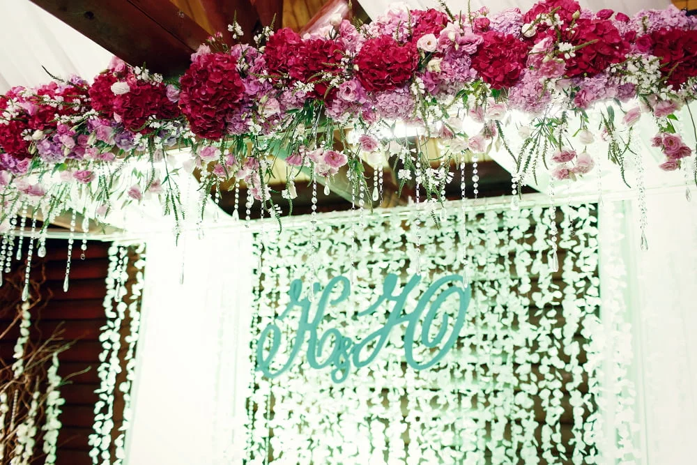 Banners Entrance wedding
