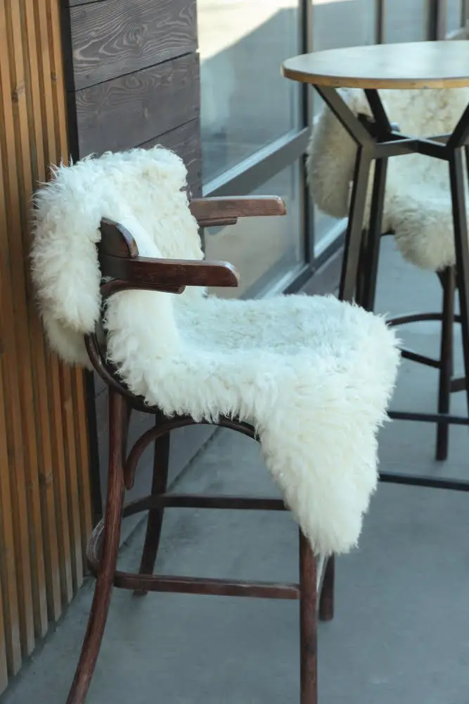 Faux Fur Chair Covers