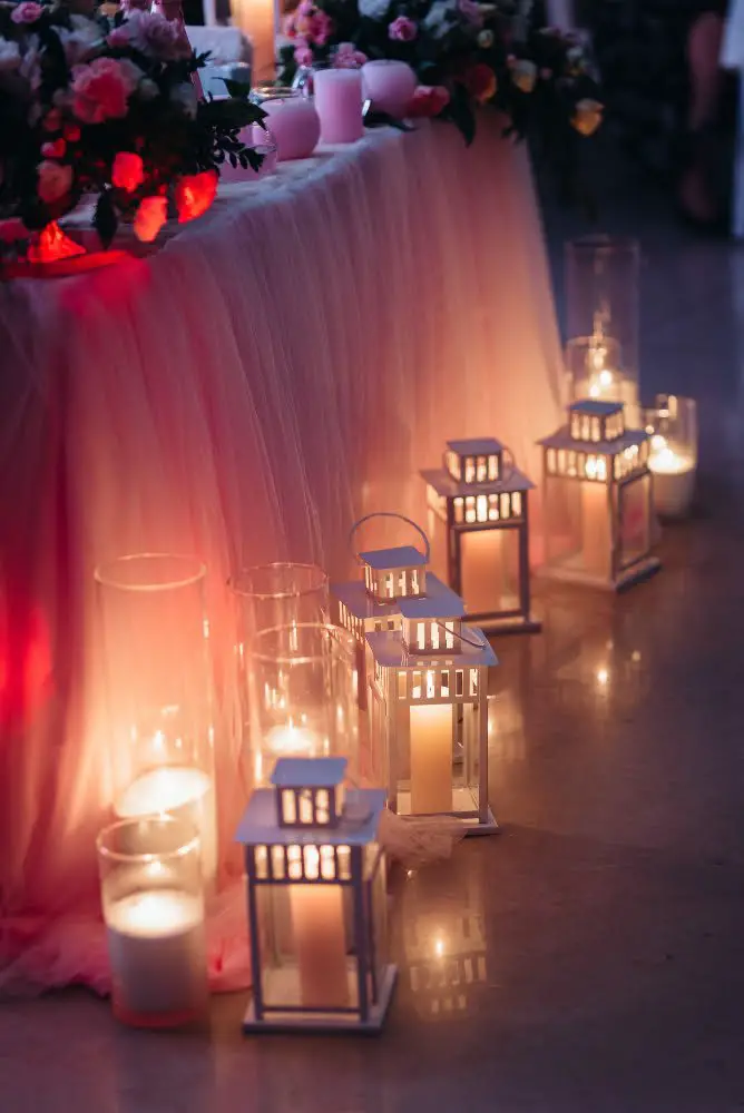 Lantern Pathway wedding