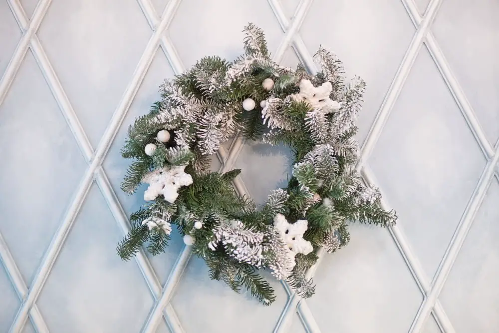 Winter Wreaths wedding decor