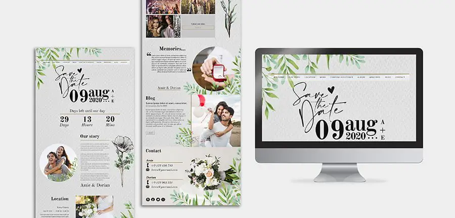 outdoor wedding website
