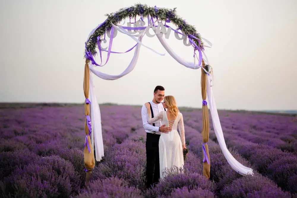 Lavender Accents Ceremony
