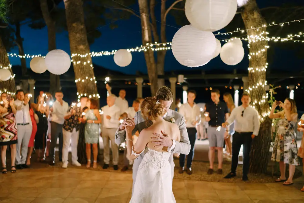 Dance Floor outdoor wedding