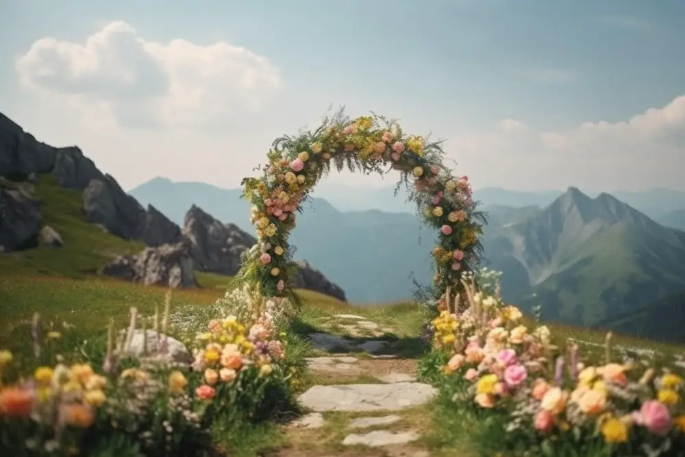 Outdoor Mountain Wedding