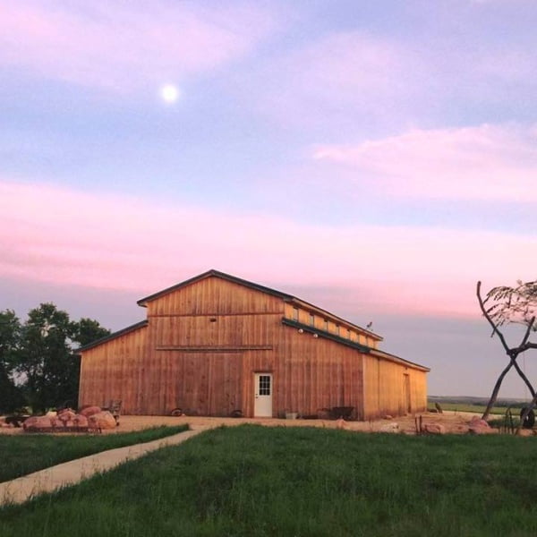 Cedar Prairie Barn outdoor wedding venues in Nebraska