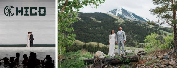 Chico Hot Springs outdoor wedding venues in Montana