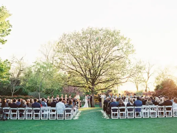 The Dallas Arboretum outdoor wedding venues in Texas