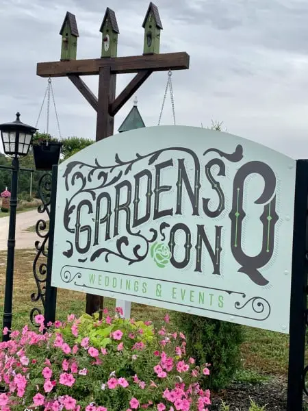 Gardens on Q outdoor wedding venues in Nebraska