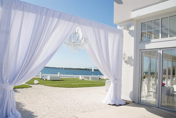 Belle Mer outdoor wedding venues in Rhode Island