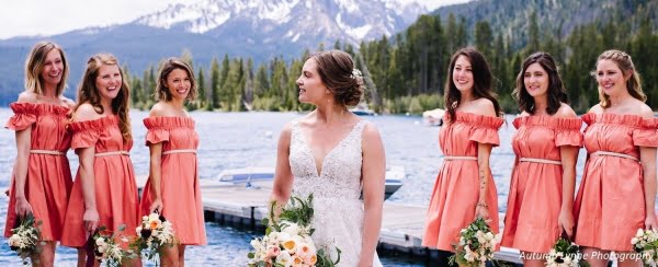 Redfish Lake Lodge outdoor wedding venues in Idaho