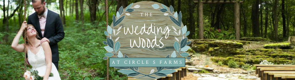 The Wedding Woods at Circle S Farms outdoor wedding venues in Tennessee
