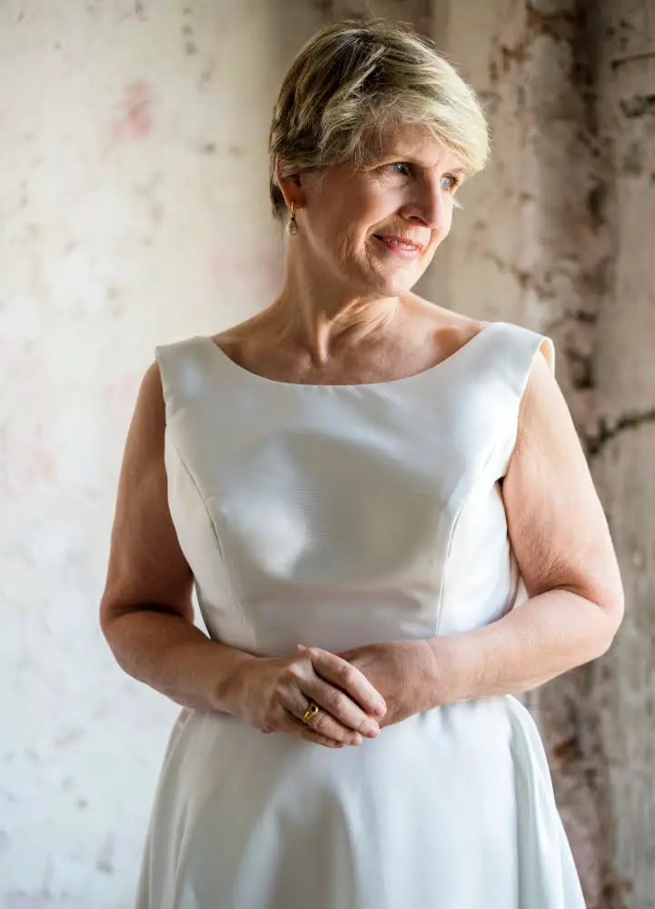 wedding dress for elderly