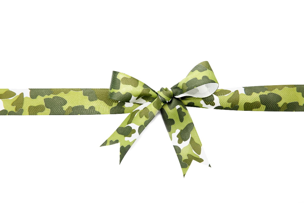 Camo Ribbons for Seating Decor