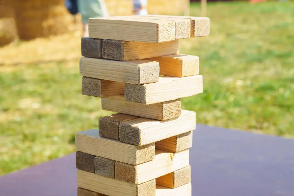  Jenga blocks  Wedding Registry Outdoor