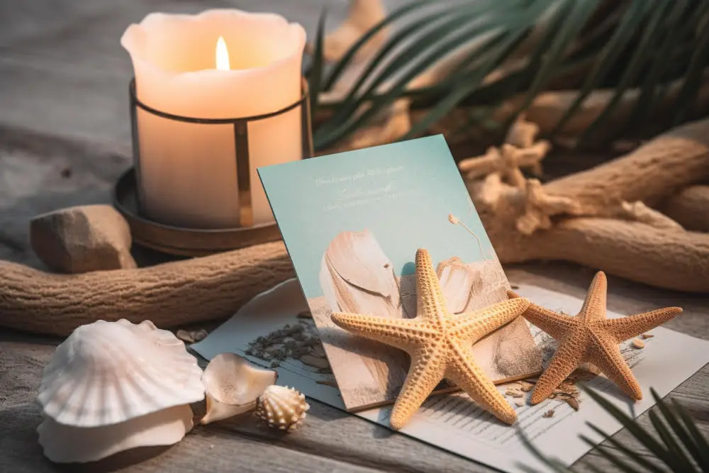 Wedding Beach-style Aisle With Seashells