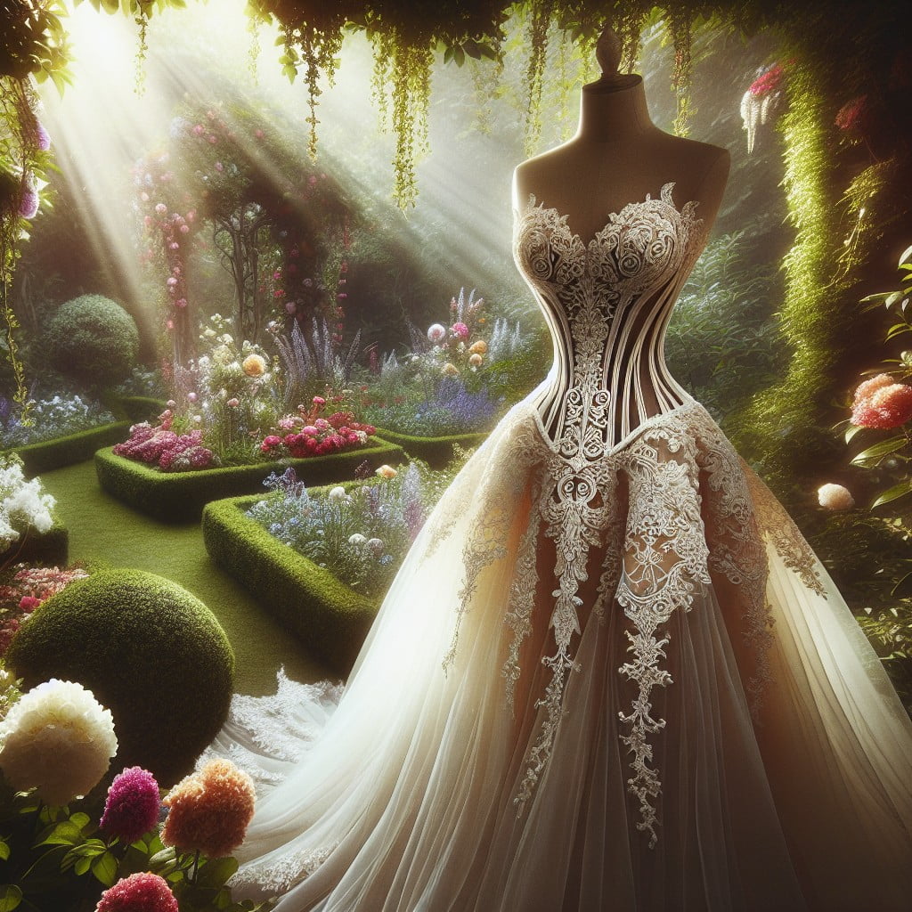 corset style wedding gown ideas