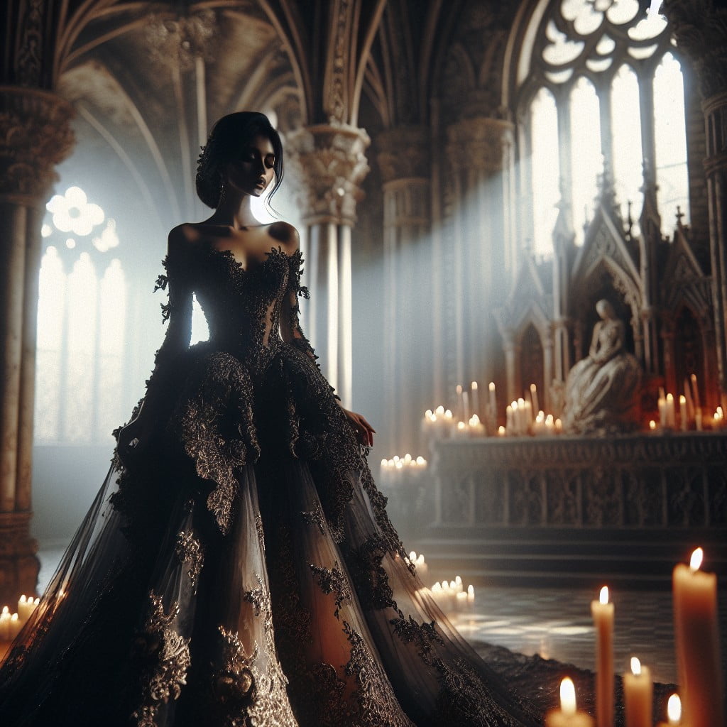 let the dress speak leveraging dark bridal gowns