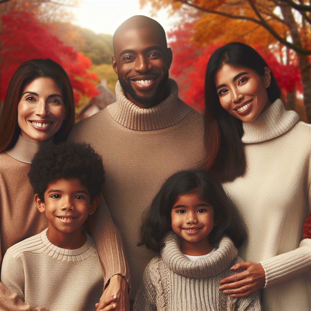 seasonal neutral outfits for family photos