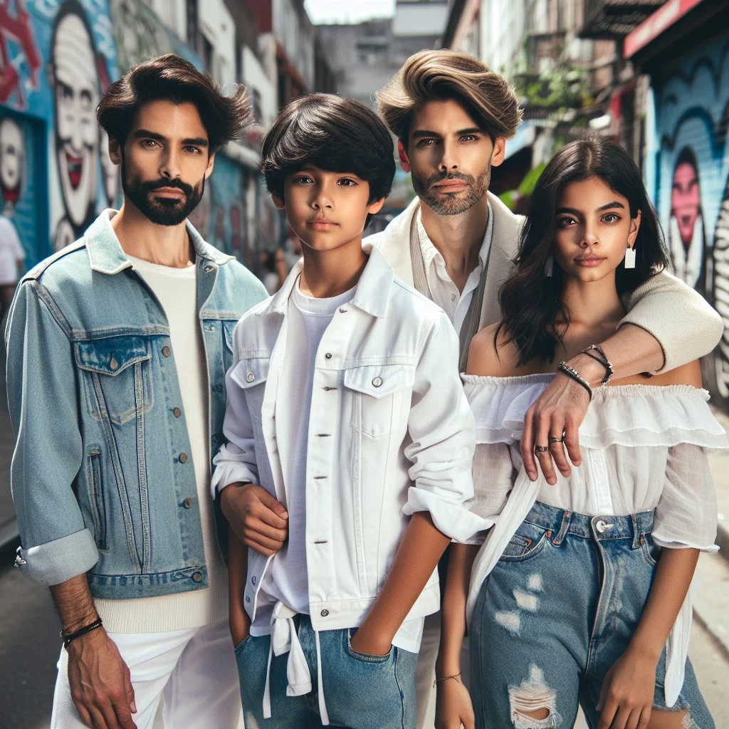 street style photo shoot in urban setting with graffiti walls