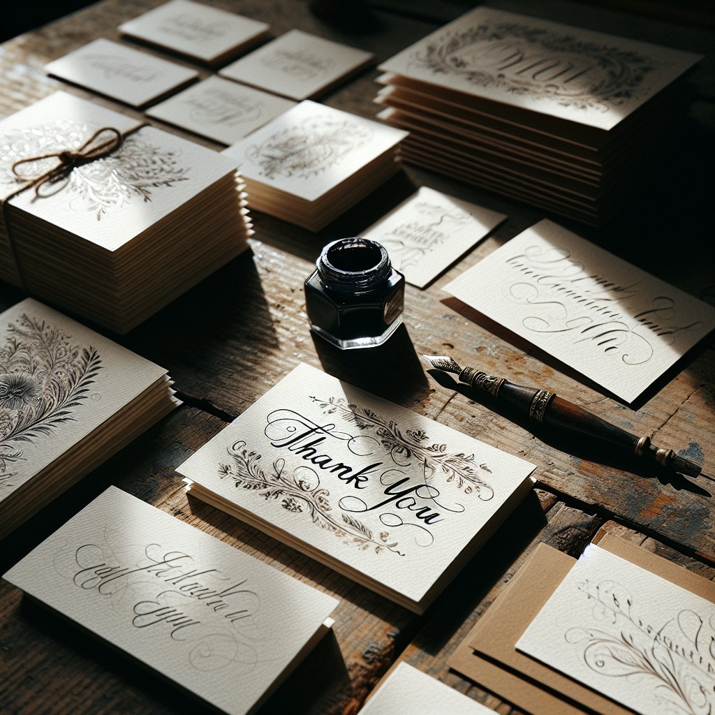 dos and donts for writing your wedding thank you cards