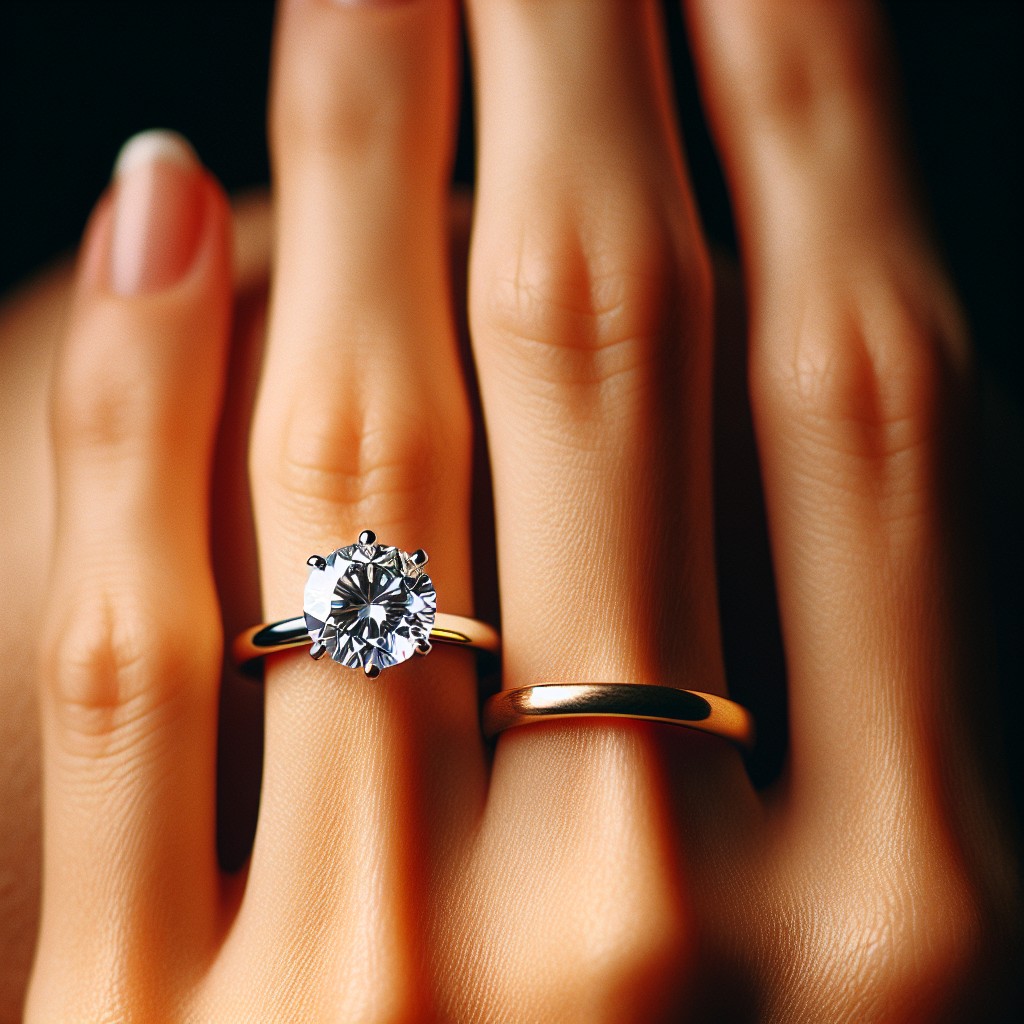 the differences between engagement and wedding rings