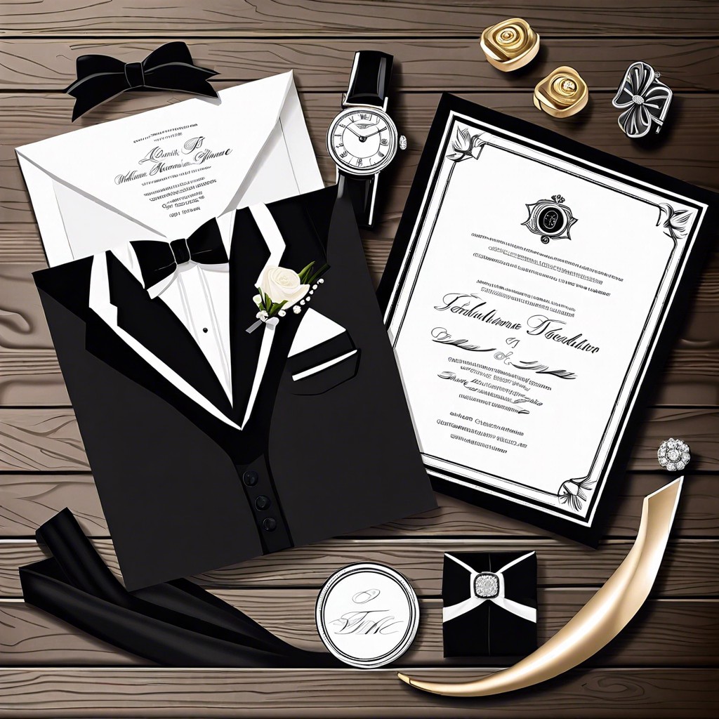 understanding black tie wedding invitations