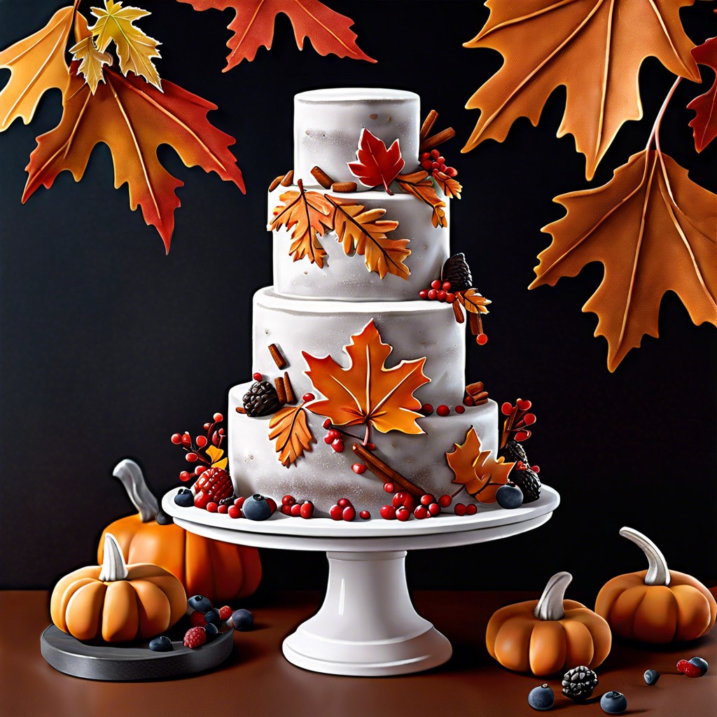 wedding cake with spiced flavors