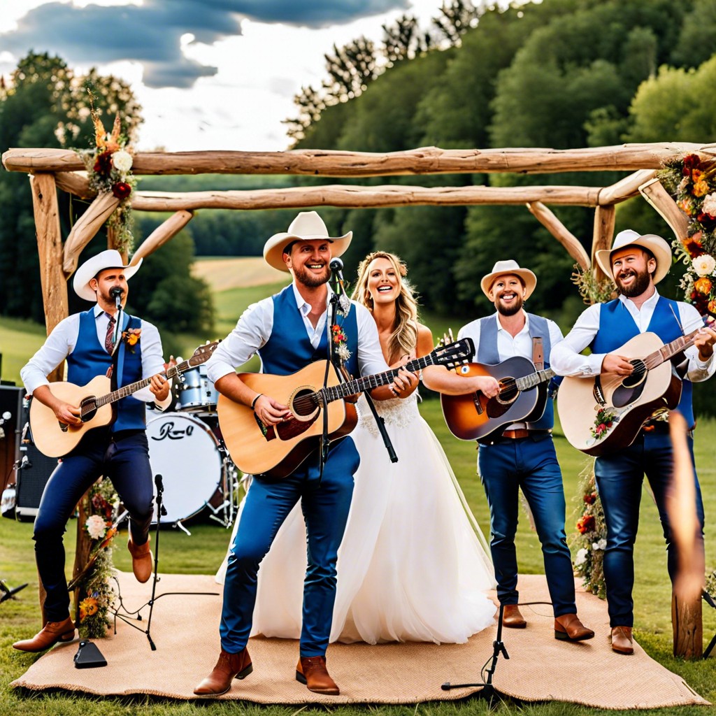 country band or folk music for entertainment
