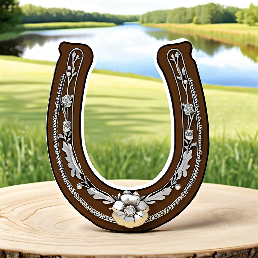 custom horseshoe favors for guests