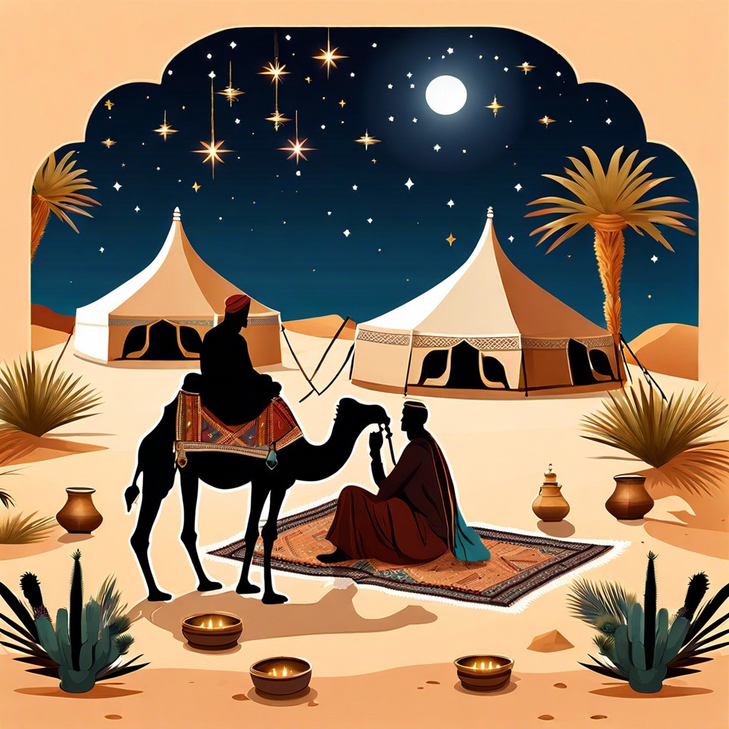 desert oasis moroccan rugs tents and a camel ride