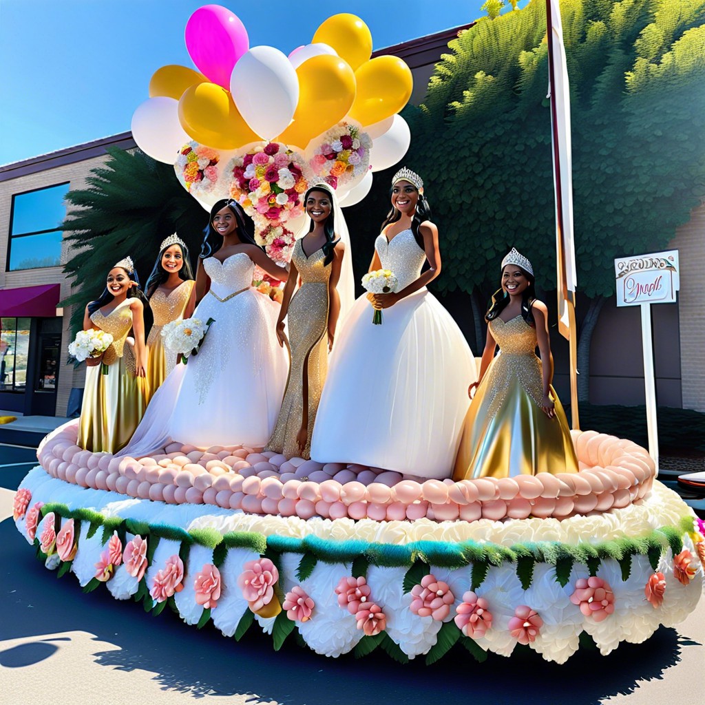 parade float arrival