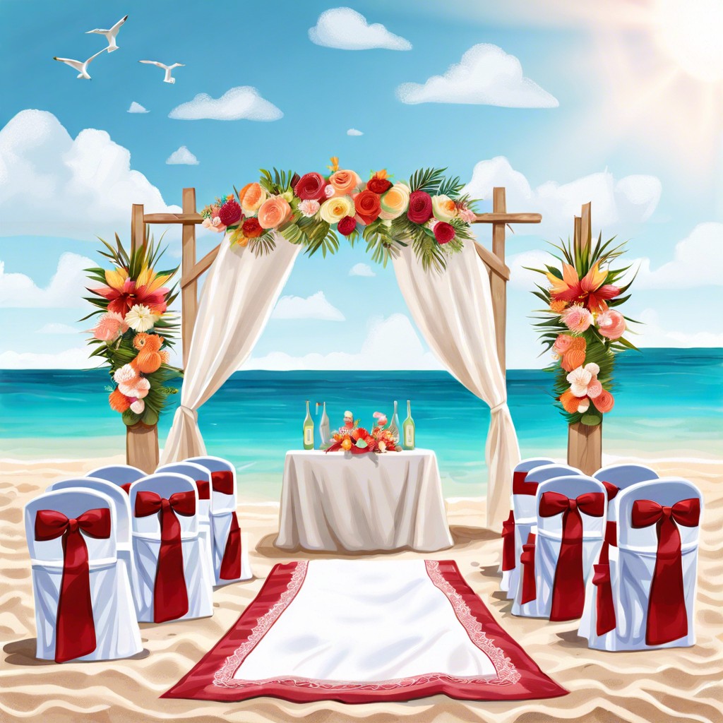 personalized beach towels as favors