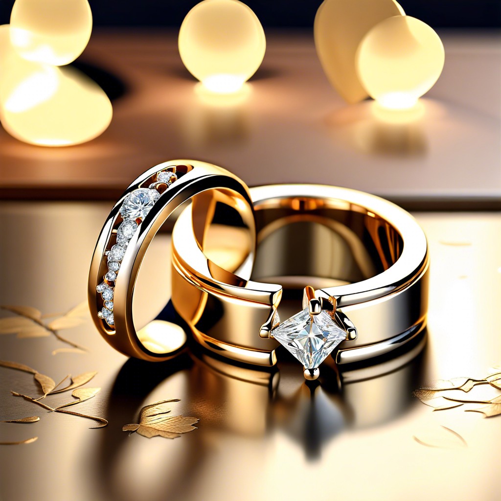 puzzle ring that interlocks with the wedding band