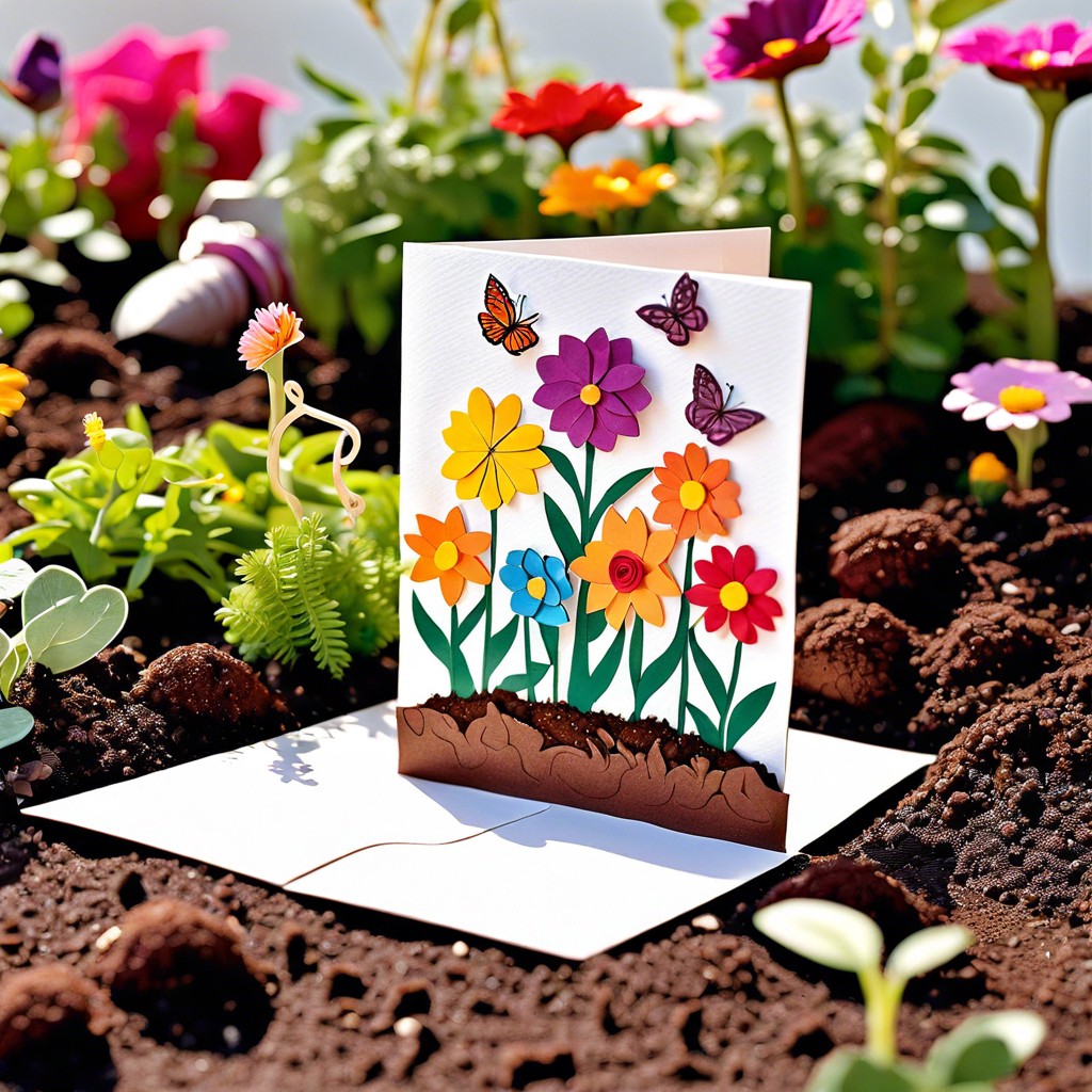 seed paper card that guests can plant afterwards