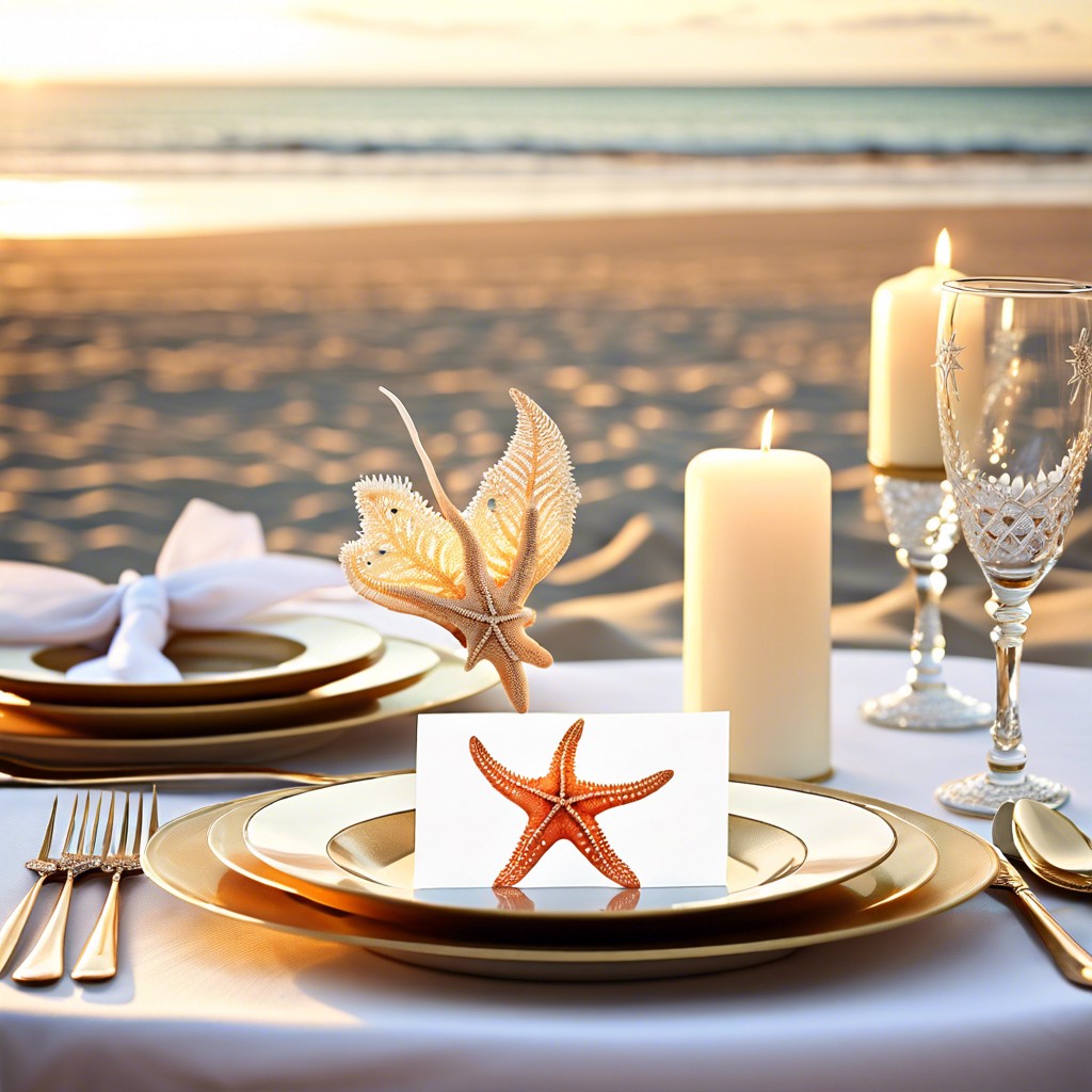 starfish place cards