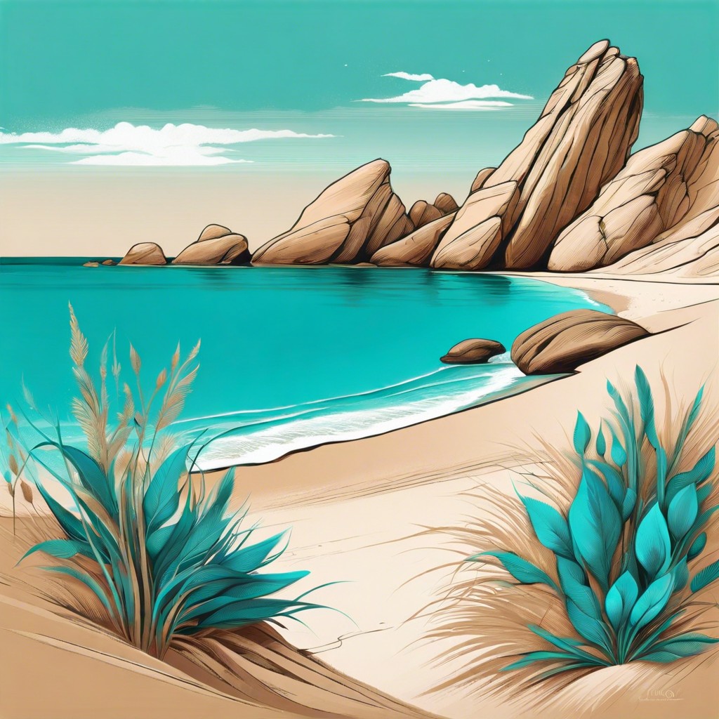 turquoise amp sand