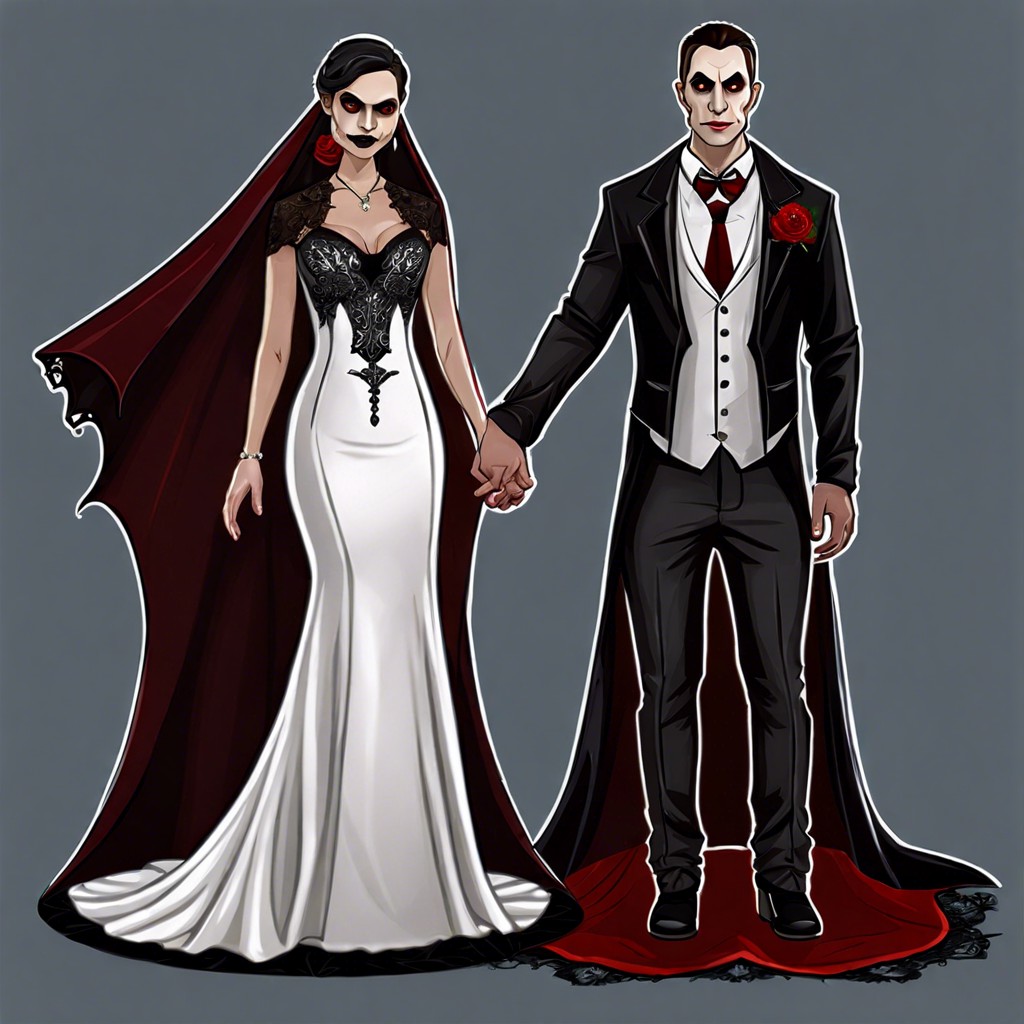 vampire themed officiant attire