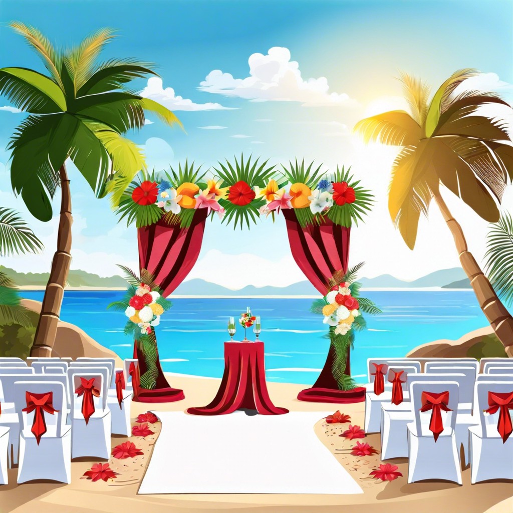 beachfront ceremony
