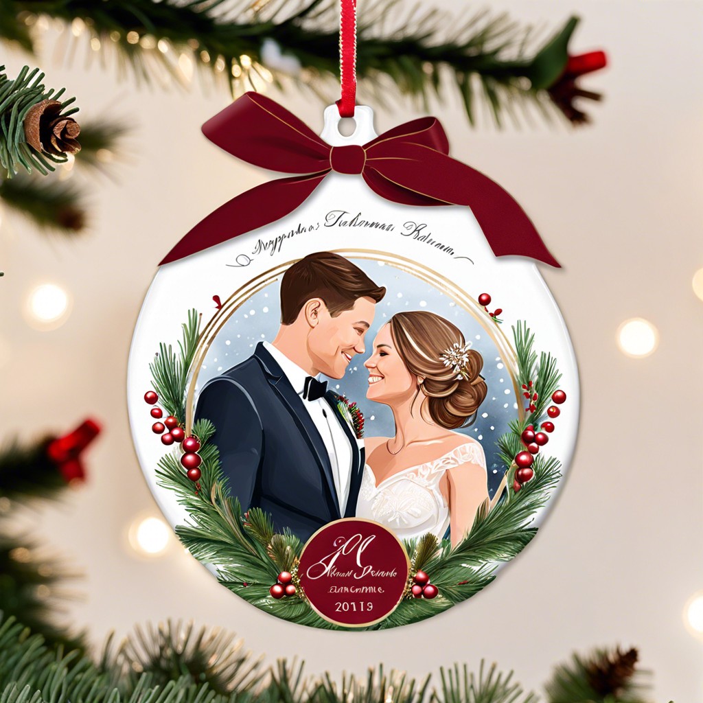customized ornament favors