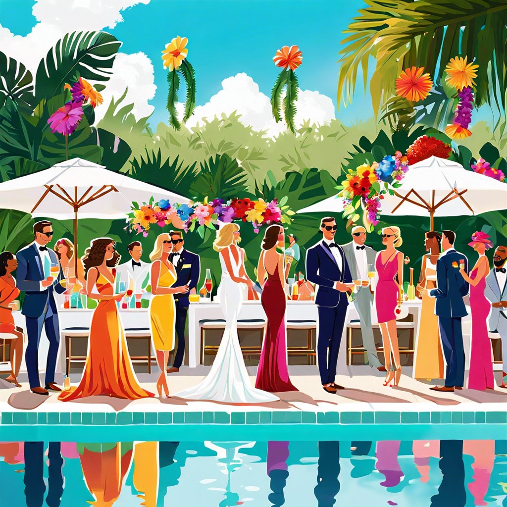 poolside cocktail party