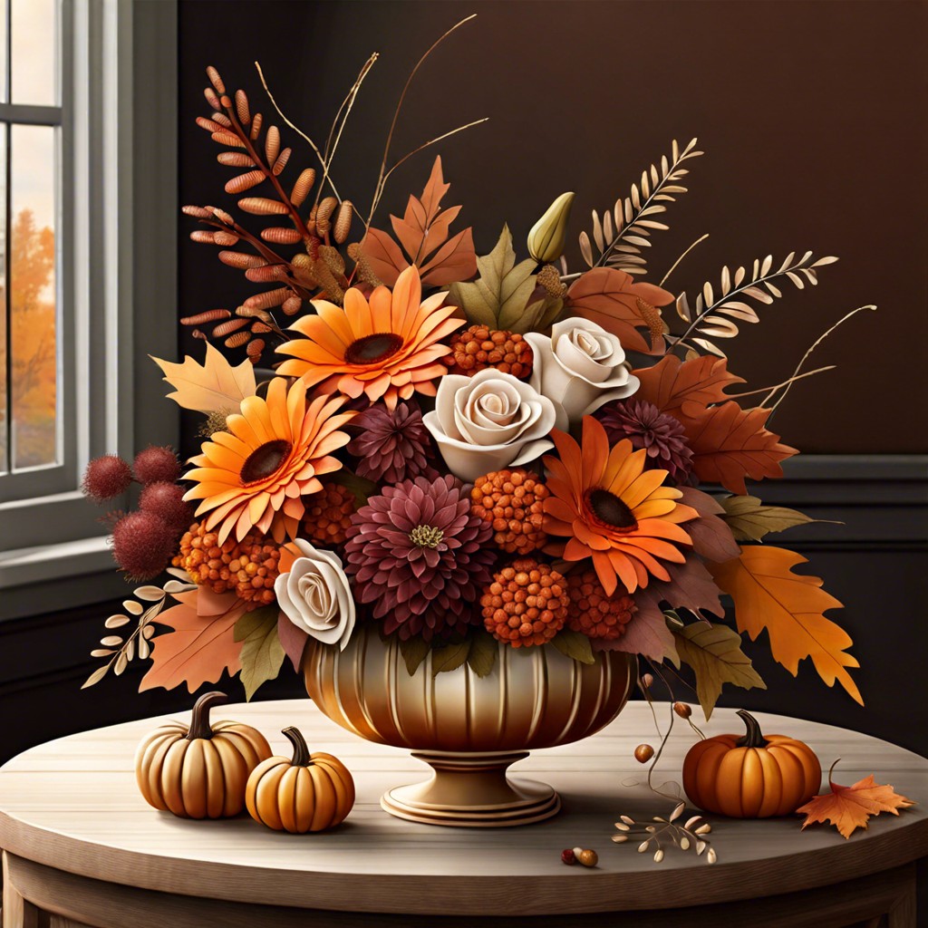 autumnal floral arrangements